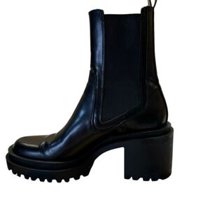 ZARA Black Chunky Platform Chelsea Boots – Women’s EU 40 / US 9.5